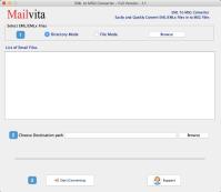 Mailvita EML to MSG converter for Mac image 1
